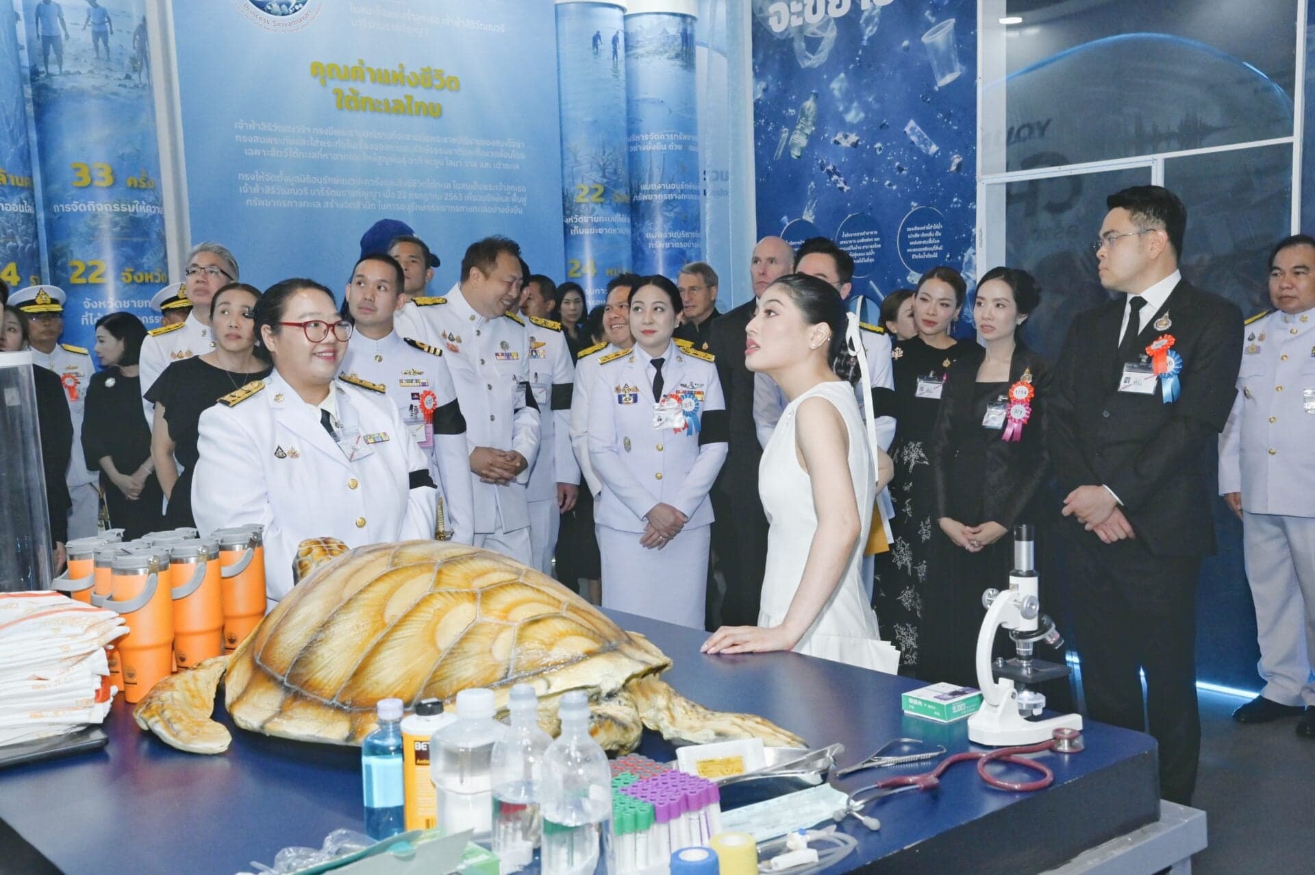 เจ้าฟ้าสิริวัณณวรีฯ ทรงเปิดนิทรรศการ’YOUNG รักษ์ทะเล SEA THE CHANGE’