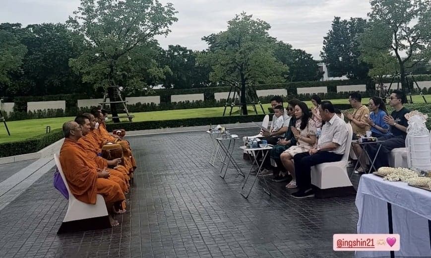 ‘แพทองธาร’ ทำบุญวันเกิด 40 ปี ครอบครัวชินวัตรพร้อมหน้า