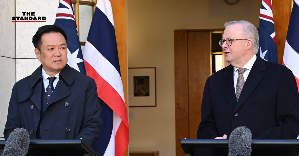 อนุทิน แถลงร่วม แอลบาเนซี ไทย-ออสเตรเลียยกระดับความร่วมมือความมั่นคง-เศรษฐกิจ