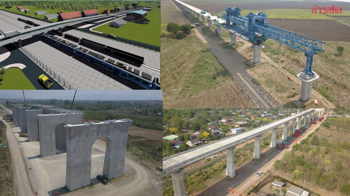 คมนาคม เร่งรถไฟความเร็วสูงไทย-จีน เฟสแรกคืบ 55% เปิดวิ่งกรุงเทพฯ-โคราชปี 2573