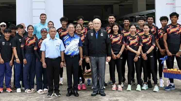กองทุนพัฒนาการกีฬาชาติ ลงชลบุรี-ระยอง ติดตาม 3 ทัพไทยก่อนลุยเอเชียนเกมส์