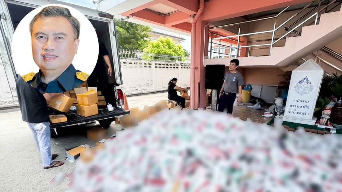 จับบุหรี่เถื่อนกว่า 40,000 ซอง ประมาณการค่าปรับทะลุ 38 ล้านบาท