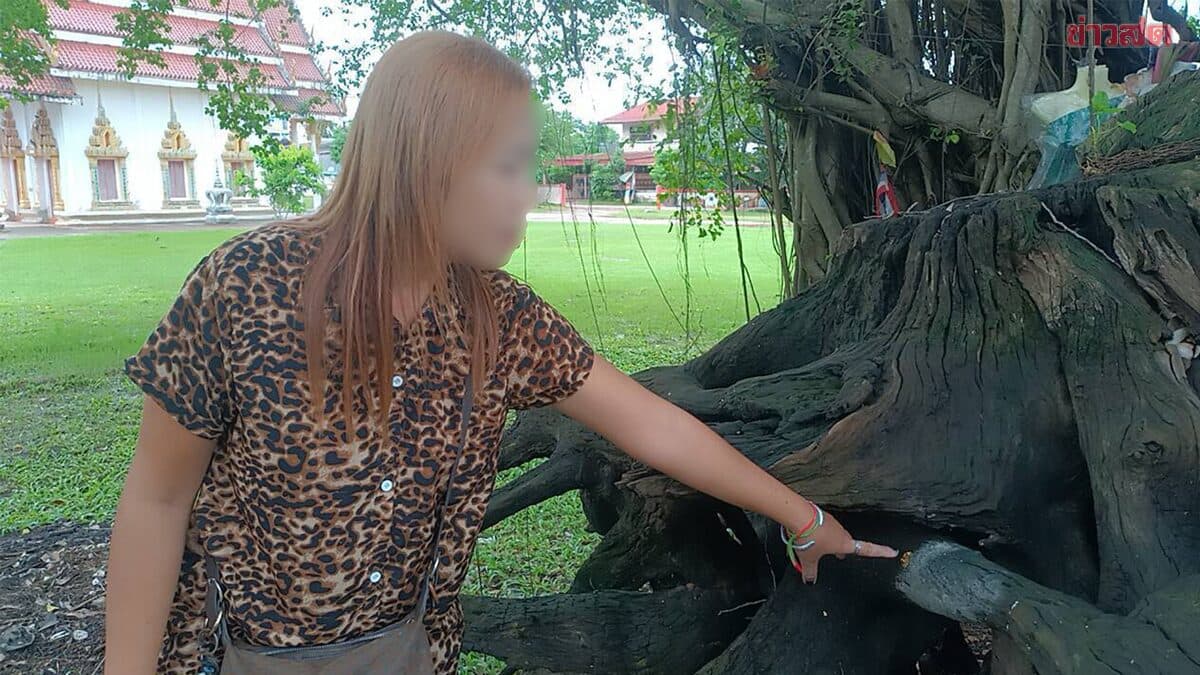 ขนลุกซู่! สาวใหญ่ลูบตอตะเคียนเฮี้ยน ถูกหวย 3 ตัวตรงกวาดเงินแสนกว่า