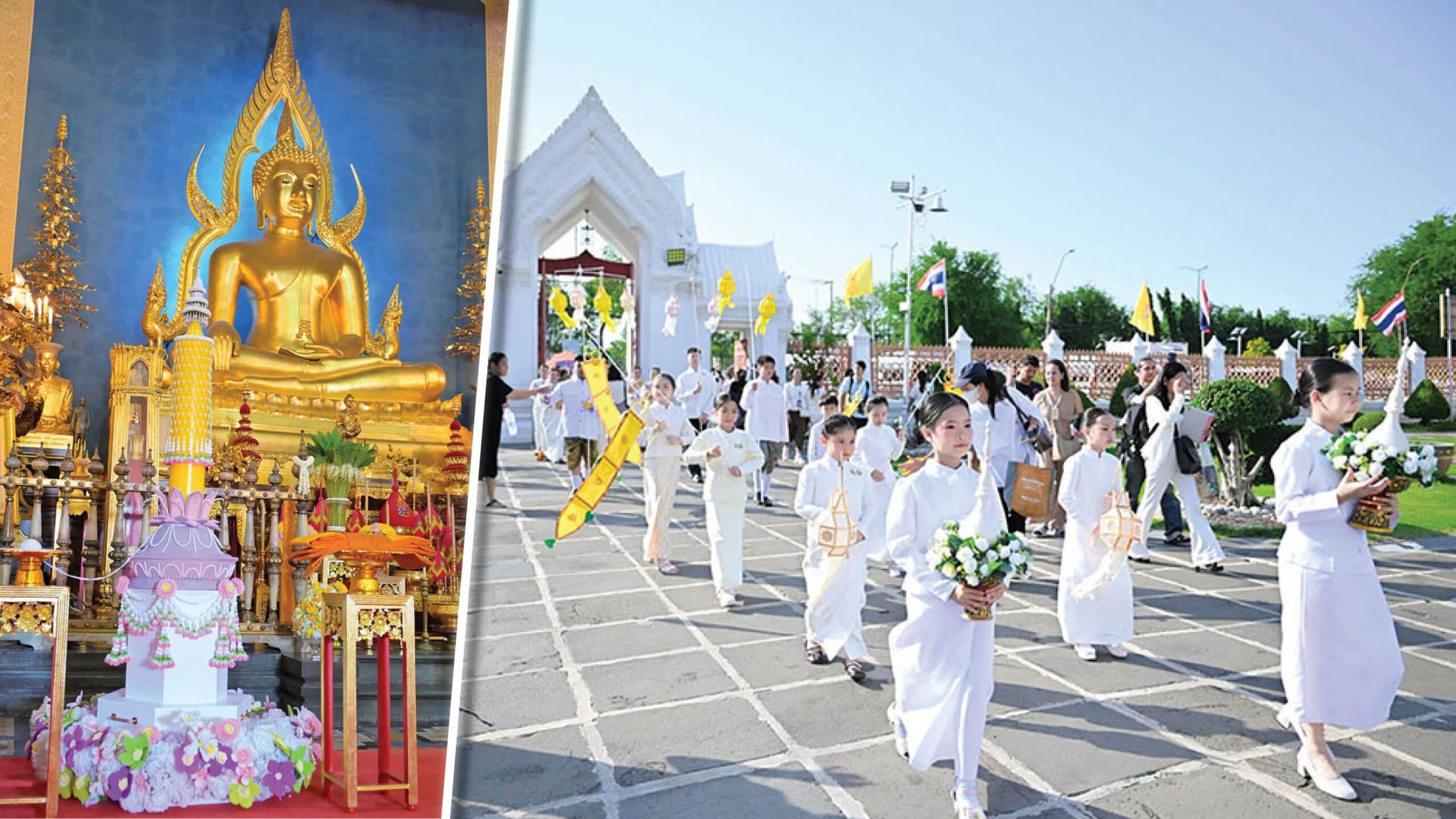 สดจากหน้าพระ – ‘เทียนพรรษา’สำนักนายกฯ ทอดถวาย‘วัดเบญจมบพิตรฯ’