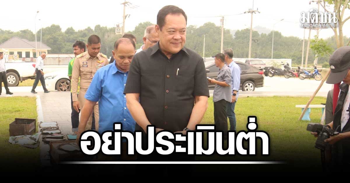 ทวี ให้กำลังใจเทศบาลตะลุบัน เร่งฟื้นฟูเปิดทำการ เตือนฝ่ายมั่นคงอย่าประเมินสถานการณ์ต่ำไป