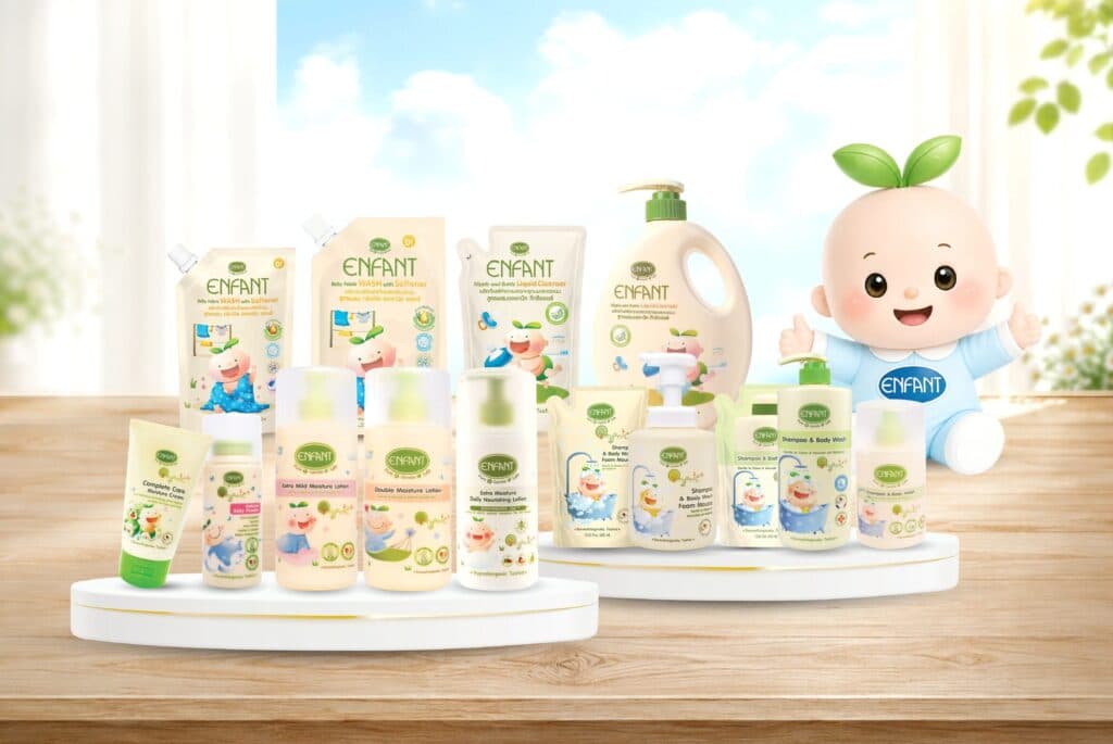 อองฟองต์ (ENFANT) โตสวนกระแสอัตราเกิดต่ำ รุกตลาดพรีเมียม  ขยายพอร์ตดูแลทุกช่วงวัย ตอกย้ำแบรนด์ออร์แกนิกอันดับ 1* ในดวงใจแม่