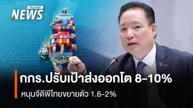 กกร.ปรับเป้าส่งออกโต 8-10% หนุนจีดีพีไทยขยายตัว 1.6-2%