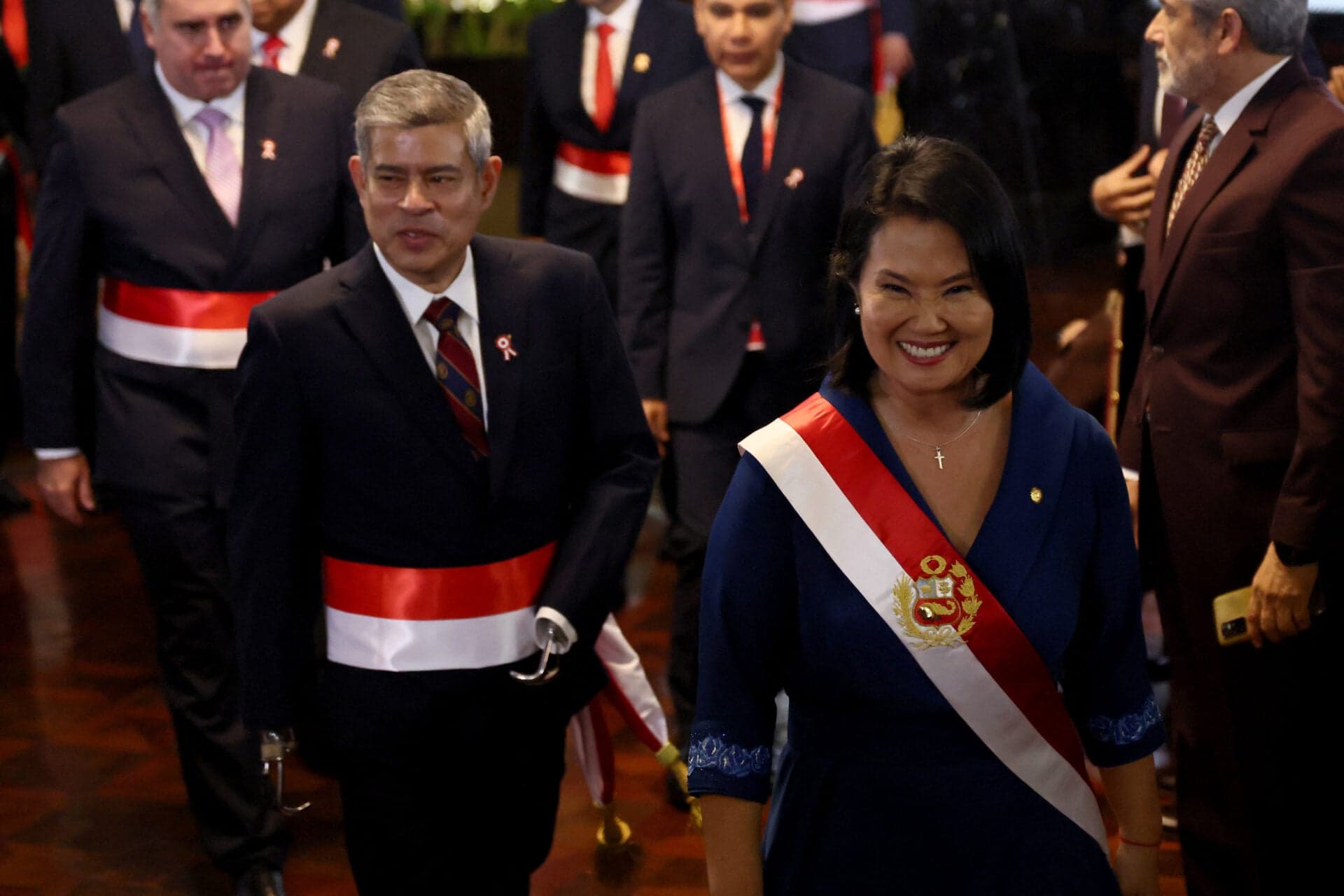‘ฟูจิโมริ’ เข้ารับตำแหน่งประธานาธิบดีคนใหม่ของเปรู
