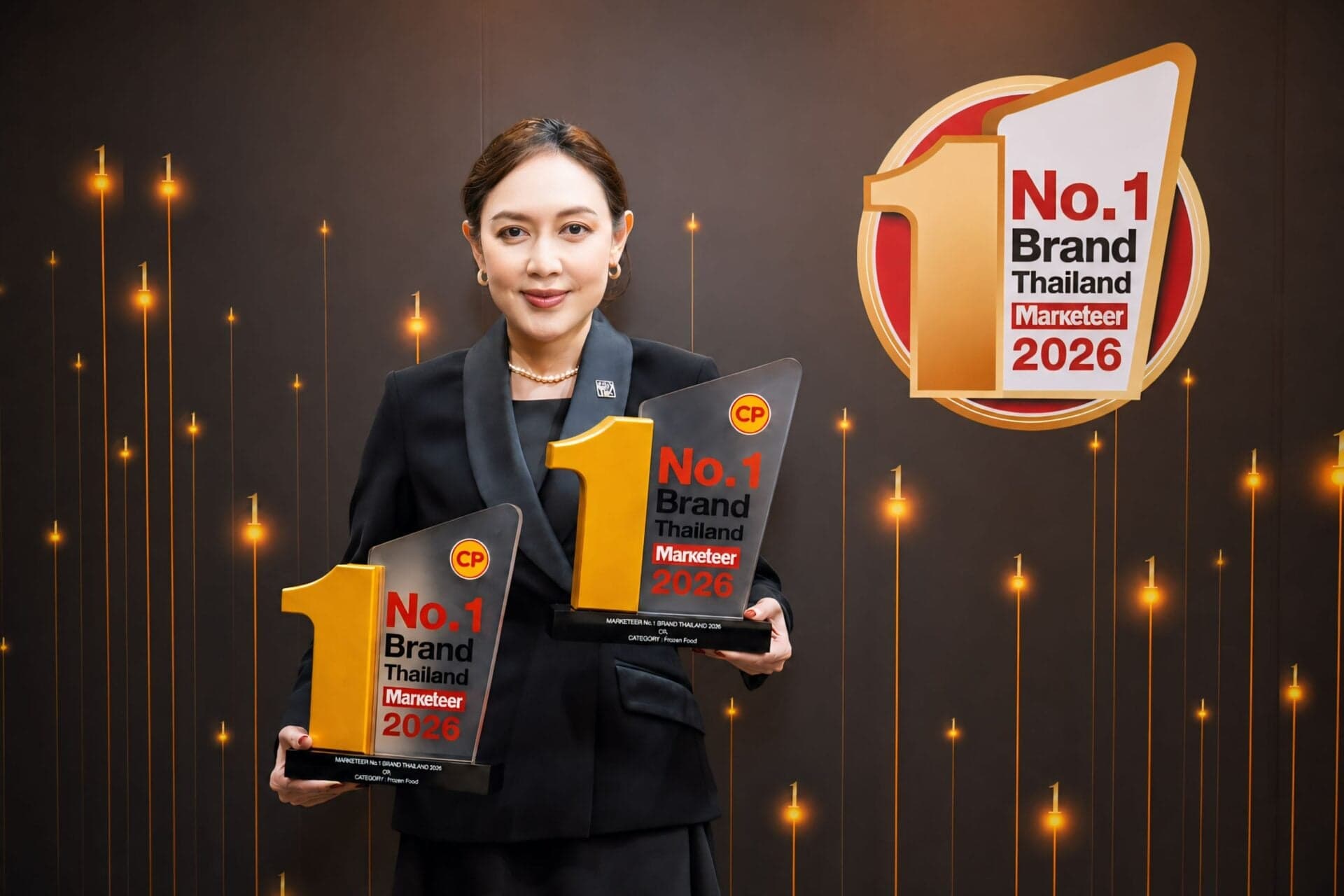 ซีพีเอฟ ชูนวัตกรรมอาหารระดับสากล ปูทางสู่การเป็น Everyday Food ของคนไทย พร้อมคว้า 2 รางวัลใหญ่ No.1 Brand Thailand