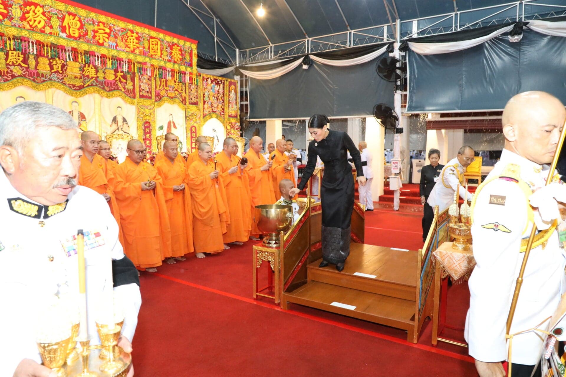 เจ้าฟ้าสิริวัณณวรีฯ บำเพ็ญกุศลกงเต๊กถวาย’พระพันปี’