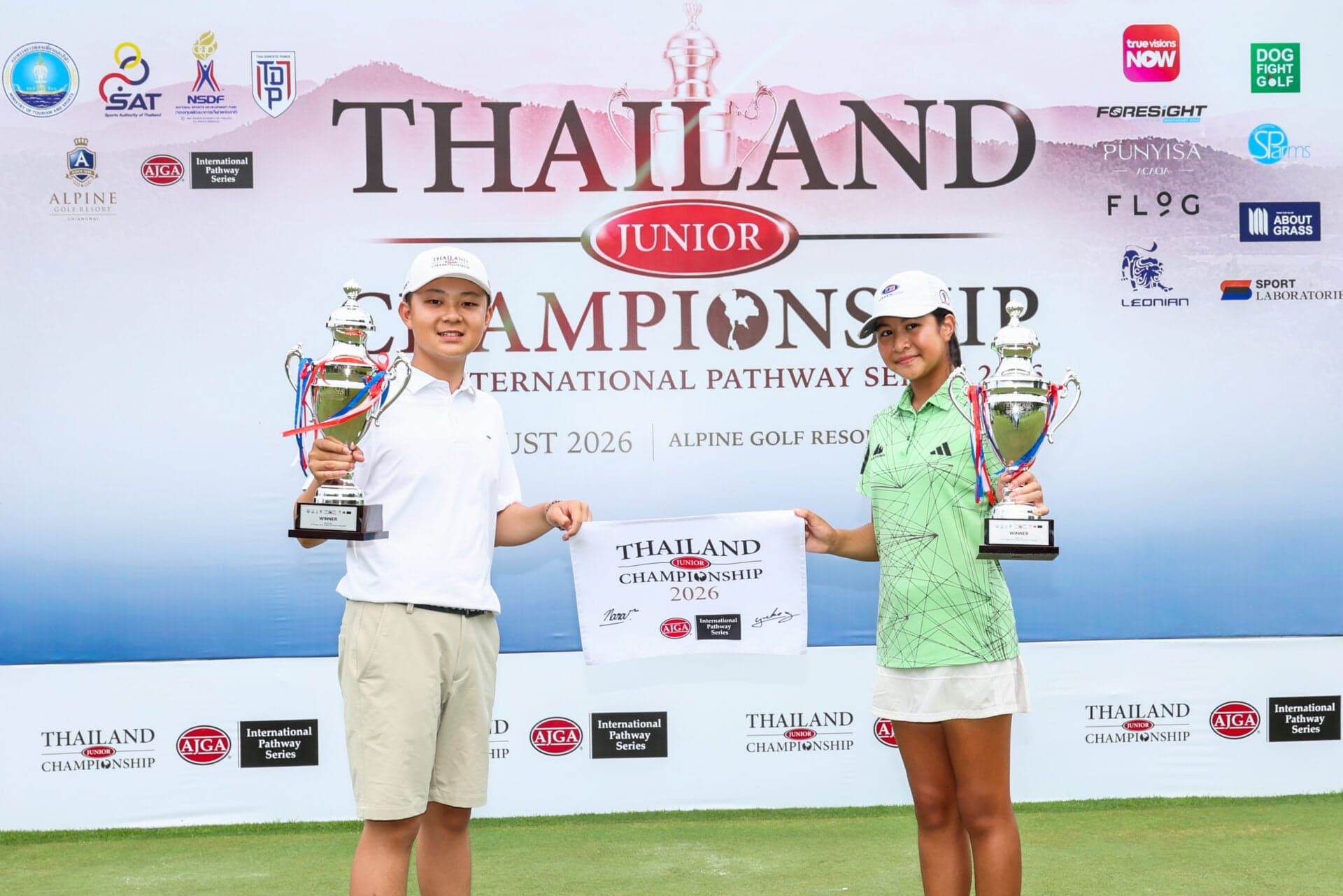 ‘ยูโบ-พิมพ์นารา’ แชมป์ ‘ไทยแลนด์ จูเนียร์ฯ’ รับสิทธิ์ร่วมแข่งขัน เอเจจีเอ ที่สหรัฐ ฯ