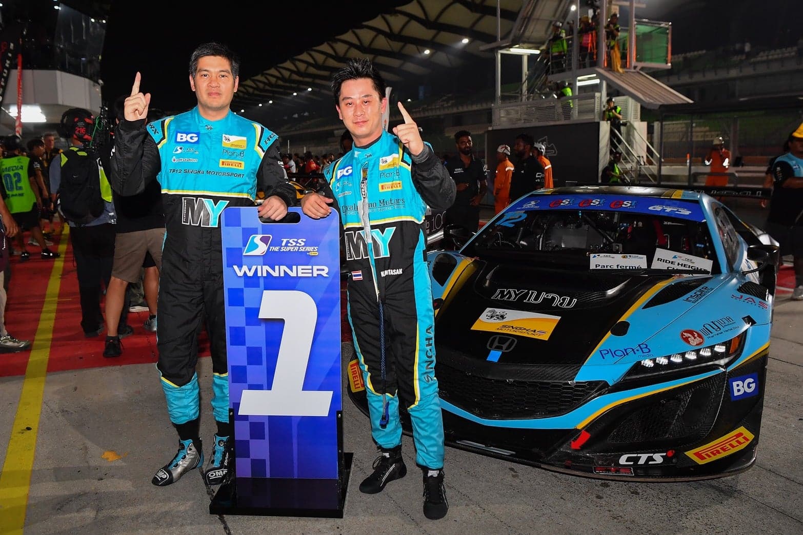 ‘ปิติ-กันตศักดิ์’ ไล่แซงจากอันดับ 7 คว้าชัย GT3 ไนท์เรซเซปัง รักษาจ่าฝูง