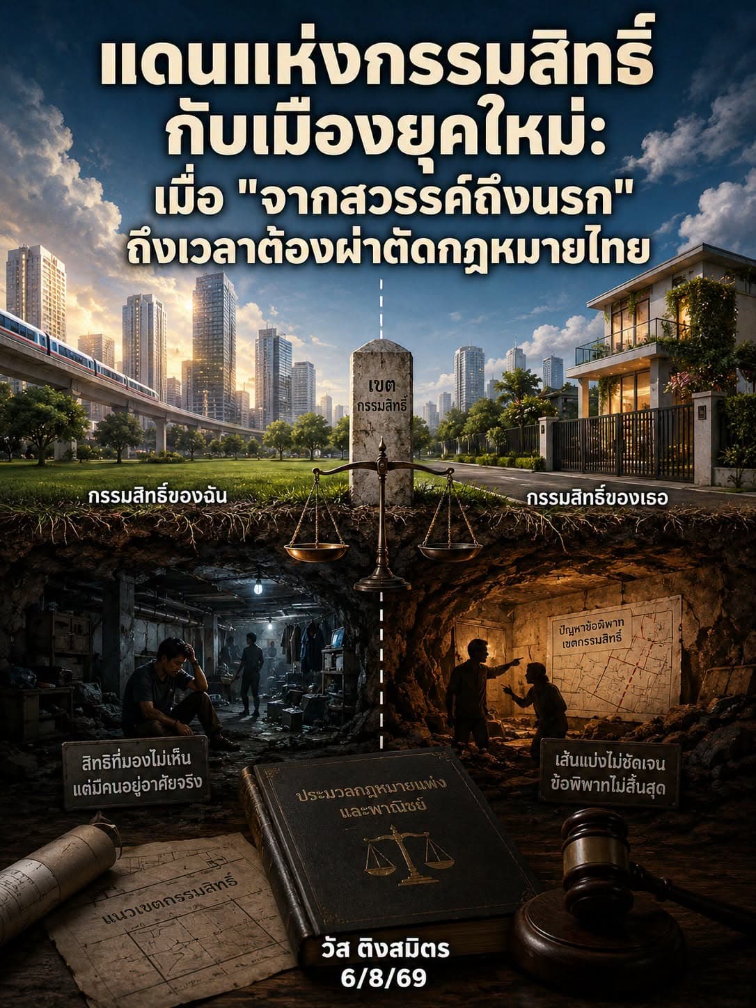 อดีตผู้พิพากษาแนะถึงเวลาผ่าตัดกฎหมายเรื่องแดนแห่งกรรมสิทธิ์จากสวรรค์ถึงนรก!