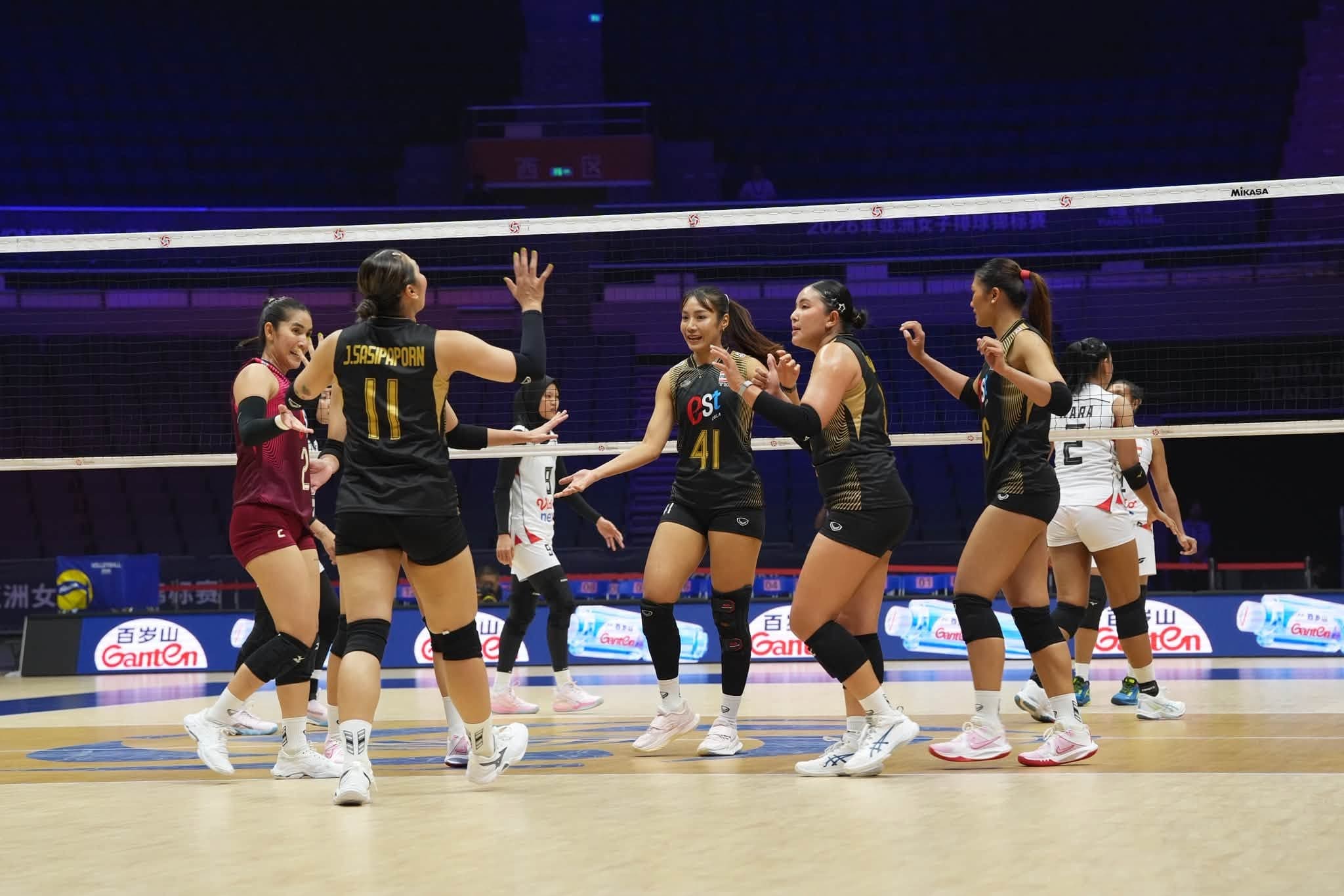 ตบลูกยางสาวไทย อัด อินโดนีเซีย 3-0 เซต คว้าชัย 2 แมตช์รวด ชิงแชมป์เอเชีย