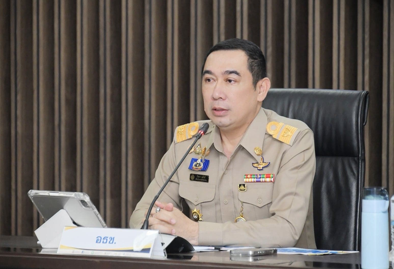 ‘อธิบดีฯ วิทยา’ สั่งจับตาน้ำยมใกล้ชิด เร่งบริหารจัดการรับมวลน้ำ