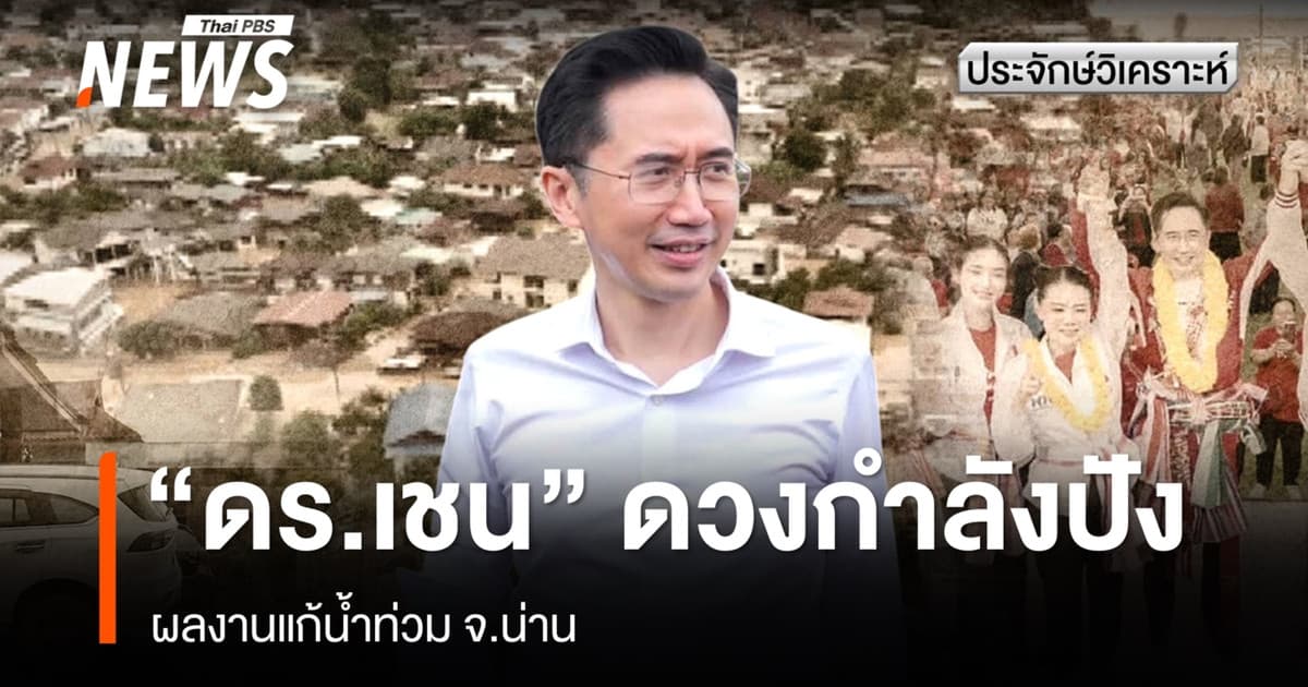 "ดร.เชน" ดวงกำลังปัง แก้น้ำท่วมน่าน-พท.ซิวนายก อบจ.กาฬสินธุ์