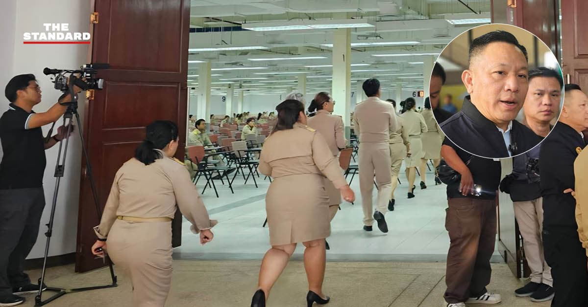 นิรัตน์ตรวจสนามสอบข้าราชการท้องถิ่นที่ มธ. ติดตั้งระบบ CCTV ถ่ายทอดการนับคะแนน