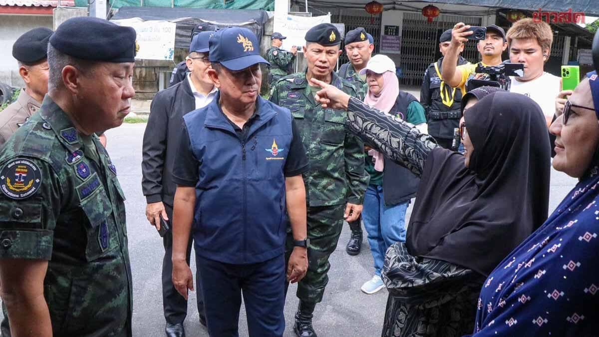 บิ๊กดุลย์ ลุยนราธิวาส ตรวจจุดถล่ม 5 ทหารพรานเสียชีวิต สั่งเร่งจับคนร้าย เยียวยาเหยื่อเต็มที่