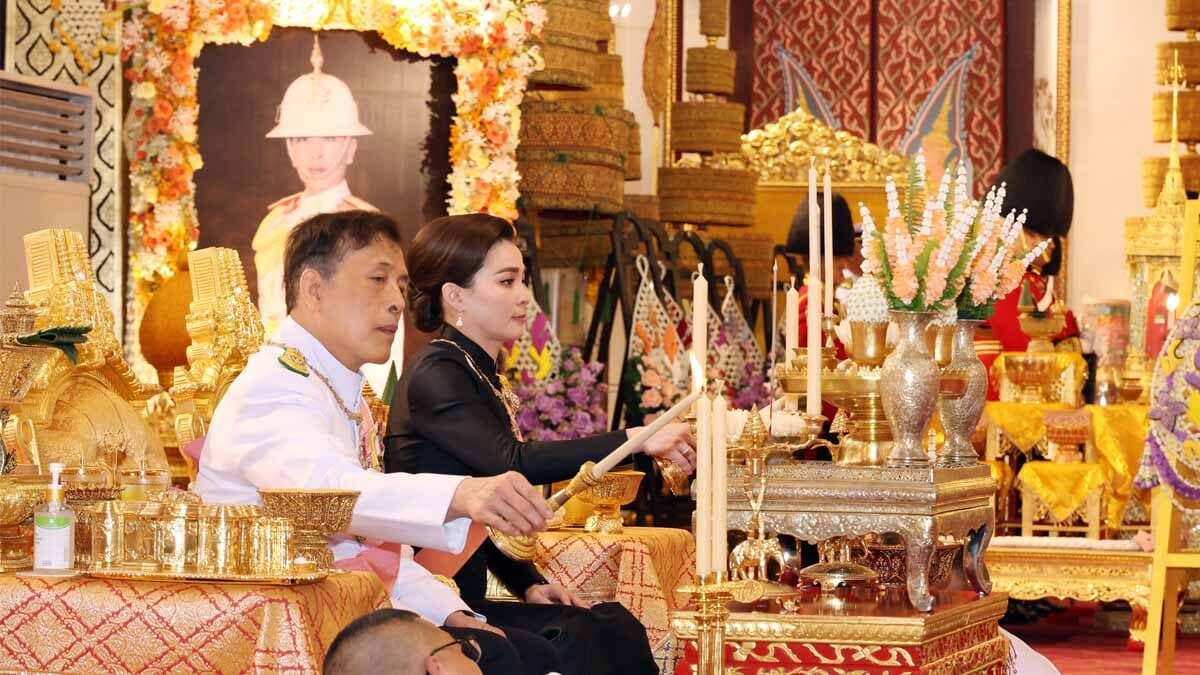 ในหลวง พระราชินี ทรงบำเพ็ญพระราชกุศลปัญญาสมวาร (50วัน) พระราชทานพระศพ เจ้าฟ้าพัชรกิติยาภาฯ