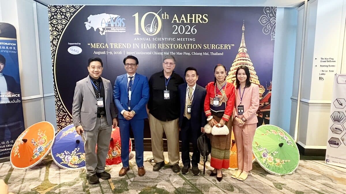 ไทยเป็นเจ้าภาพ AAHRS 2026 ชู AI และนวัตกรรมการแพทย์ ผลักดัน Medical Hub และศูนย์กลางปลูกผมแห่งเอเชีย