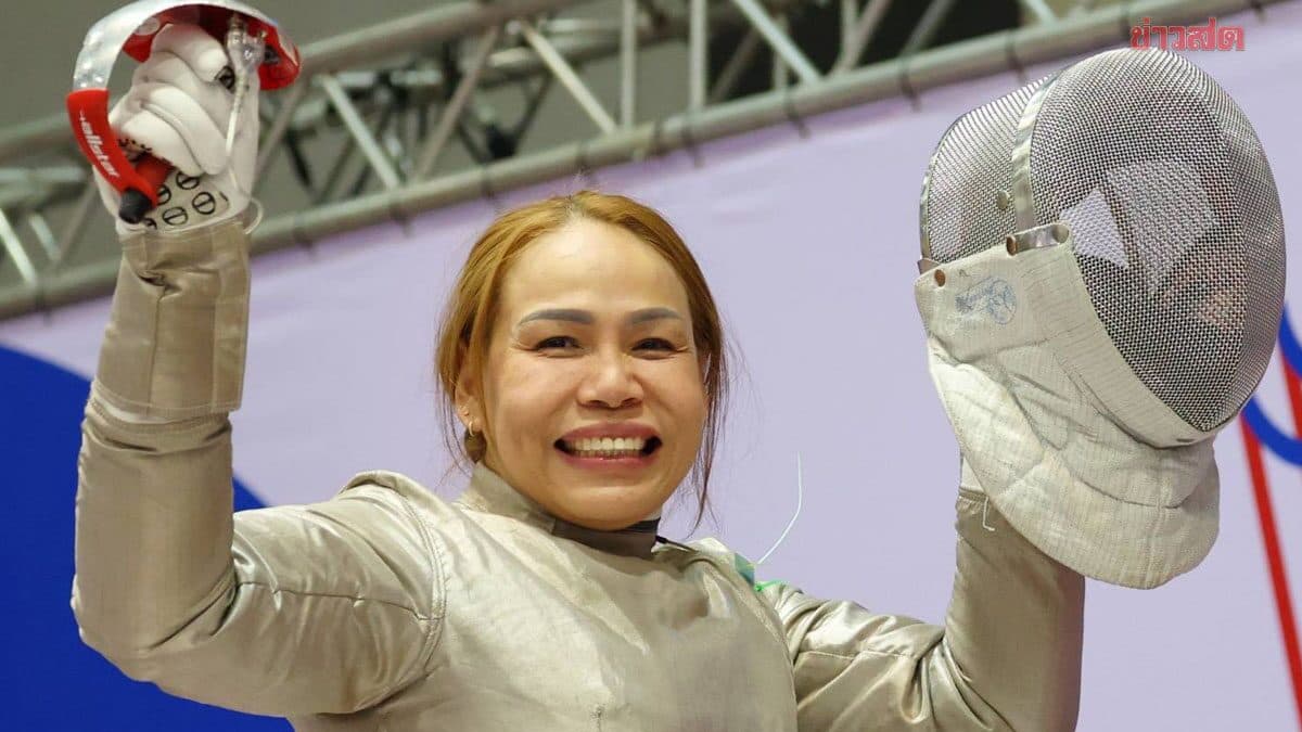 สายสุนีย์ วัย 52 เก๋าบวกแกร่ง ลั่นคว้า 3 ทอง ฟันดาบ วีลแชร์ เอเชียนพาราเกมส์