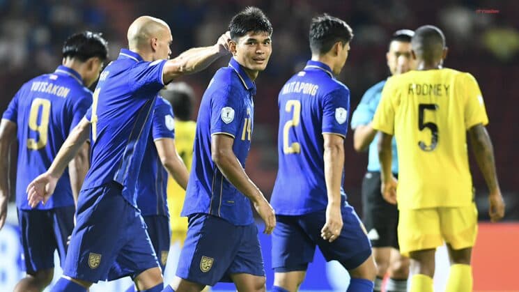 ทีมชาติไทย ไล่อัดมาเลเซียคว้าชัย 2 นัดรวดขึ้นนำจ่าฝูงกลุ่มบีศึกชิงแชมป์อาเซียน