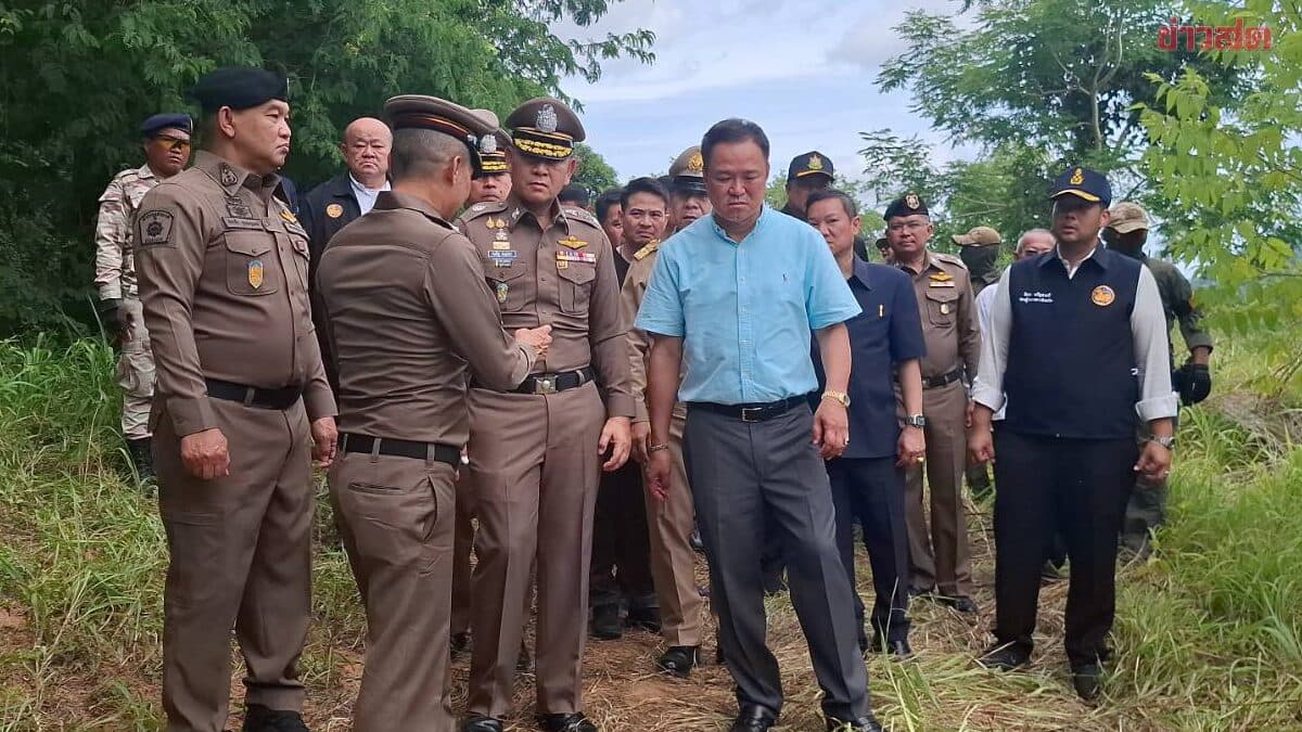 ‘อนุทิน’ ลุยจุดพบ 5 ศพ ลั่นไม่ลดโทษให้ฆาตกรคดีอุกอาจ ขอโทษชาวรัสซีย