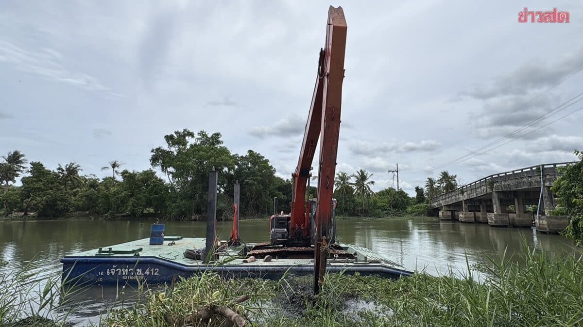 “สรรเพชญ” เร่งขุดลอกร่องน้ำ แก้ปัญหาน้ำท่วมหาดใหญ่ เตรียมงบเกือบ 90 ล้านบาท ขุดลอก 3 คลอง ปี 70