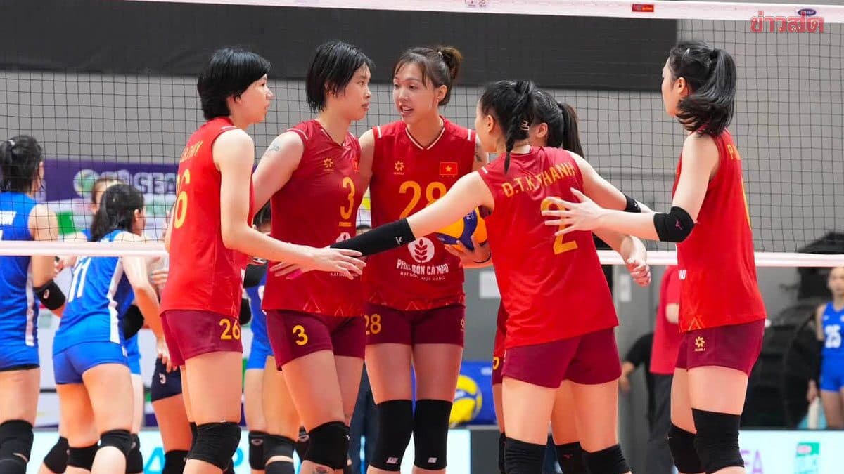 เวียดนาม โชว์ไม่ออก พ่ายสาวปินส์ แพ้ 2 นัดรวด ศึก ซี วี คัพ สนาม2 ที่เชียงใหม่