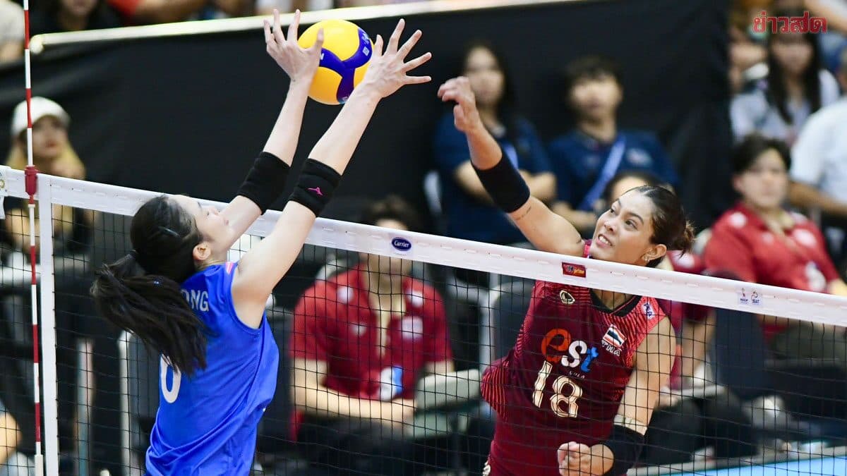 วอลเลย์บอลสาวไทย ทุบเวียดนาม คว้าชัย 3 นัดรวด ผงาดแชมป์ ซี วี คัพ เชียงใหม่