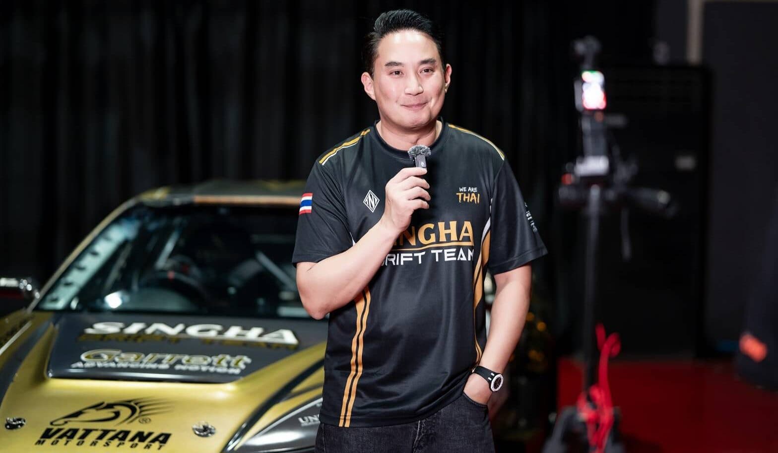นักดริฟต์ไทย ปอ ตนุภัทร ถูกจับตาบนเวที Drift Masters