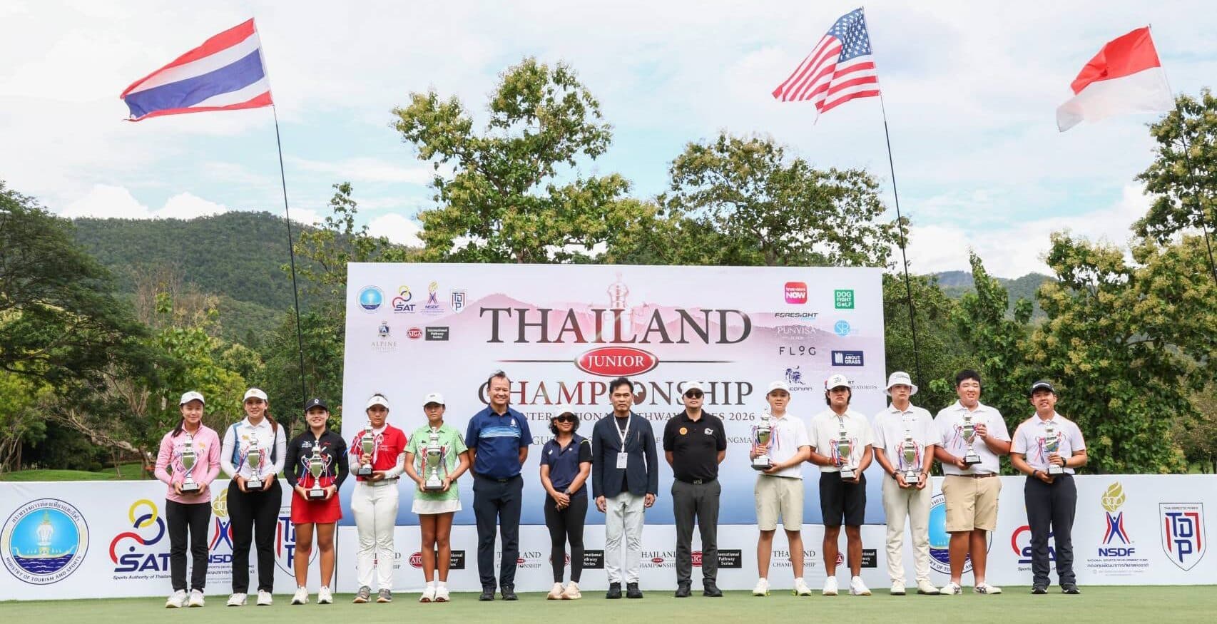 ยูโบ – พิมพ์นารา แชมป์ ไทยแลนด์ จูเนียร์ฯ รับสิทธิ์ร่วมแข่ง เอเจจีเอ ที่สหรัฐ ฯ