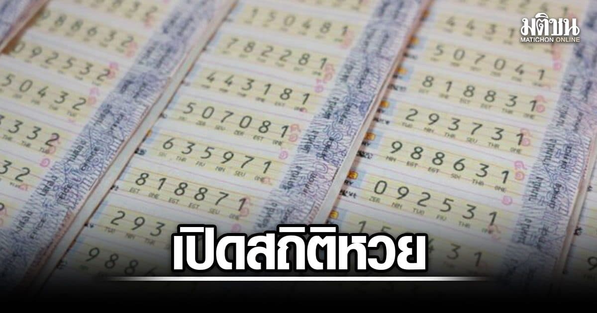 เปิดสถิติหวย งวด 16 สิงหาคม ย้อนหลัง 10 ปี เช็กเลขเด่น เลขดัง เลขไหนเคยออกซ้ำบ้าง